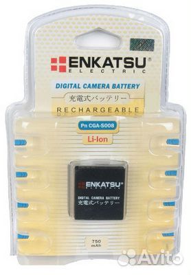 Аккумулятор Enkatsu PN CGA-S008 для Panasonic DMC