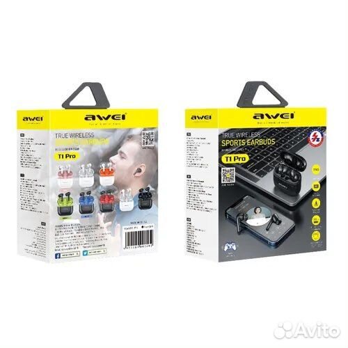 Наушники беспроводные Awei T1 Pro