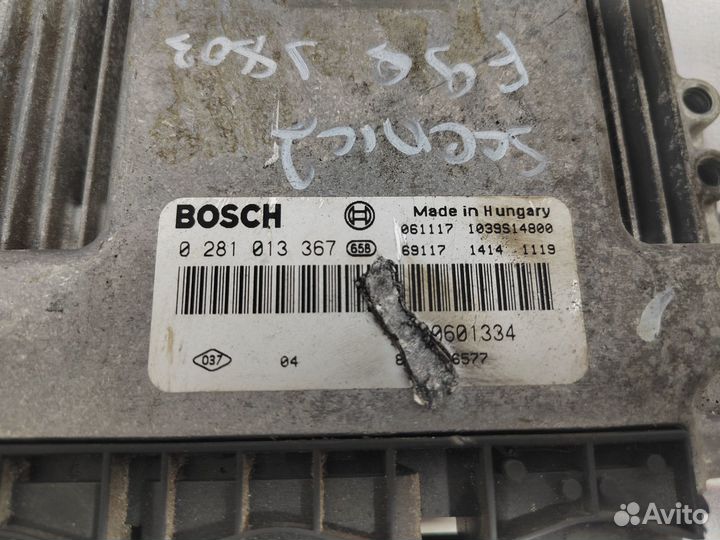 Эбу двигателя Renault Scenic 2