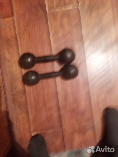 Гантели резиновые безопасные по 1 кг СССР