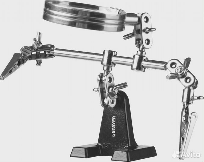 Stayer maxterm 2Х, Держатель третья рука с лупой