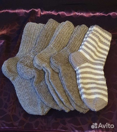Носки шерстяные женские