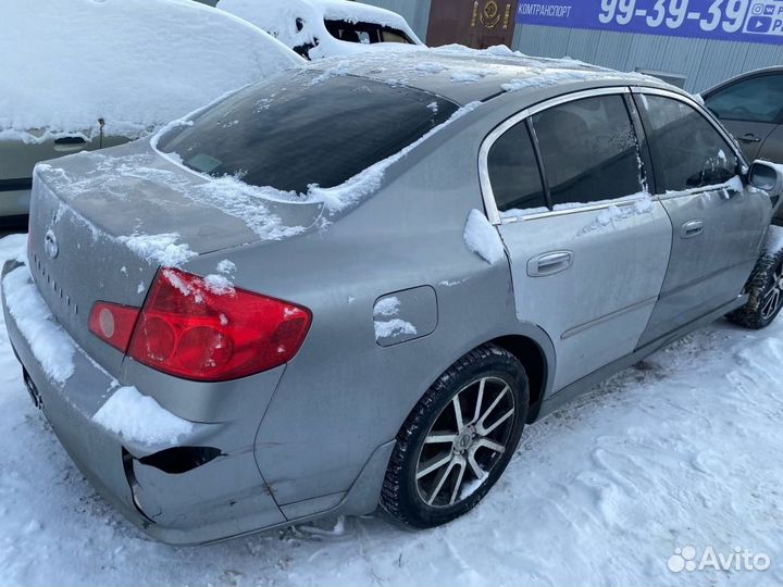 Автомобили на запчасти infiniti G35