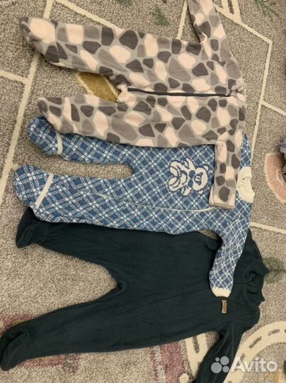 Одежда пакетом для мальчика размер 68-80