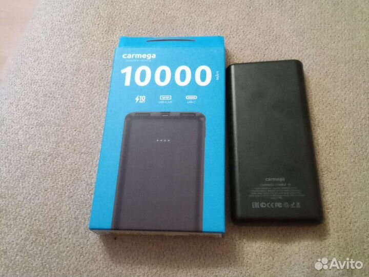 Power bank внешний акб 10000 мАч новый