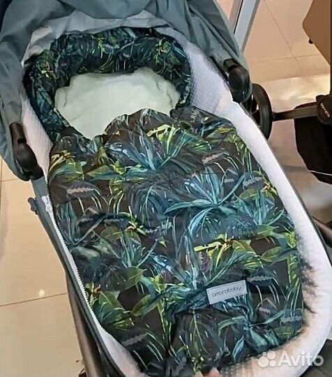 Зимний меховой конверт