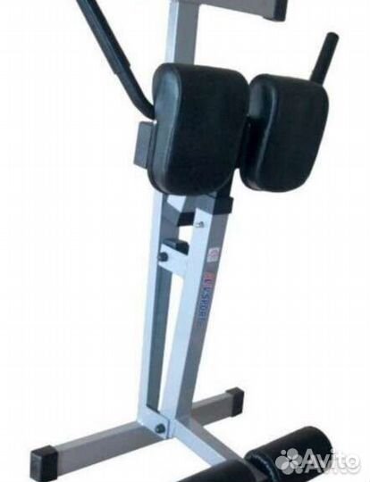 Тренажёр, скамья для жима, грифы для штанги