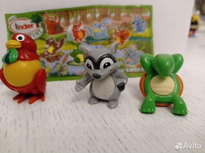 Игрушки Киндер 90х, цена за 7шт - 550 р