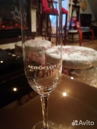 Бокалы для шампанского aeroflot