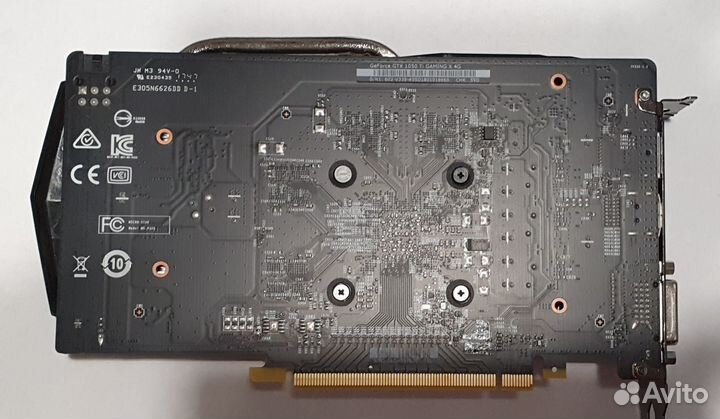 Видеокарта MSI GeForce GTX 1050 Ti 4Gb Gaming X