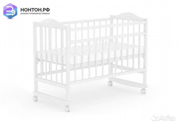 Кровать детская Фея 204 белый