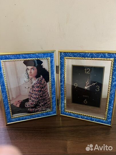 Фоторамка с часами
