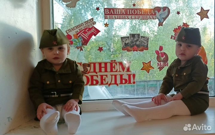 Военный костюм на девочку Солдатка