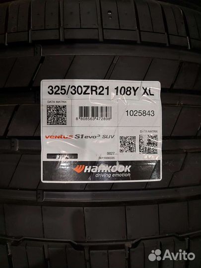 Hankook Ventus S1 Evo3 SUV K127A 285/35 R21 и 325/30 R21