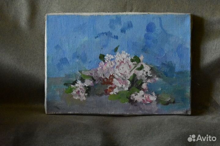 Картина маслом на холсте цветы