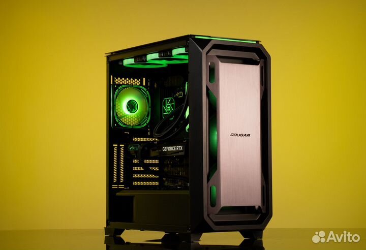 Игровой пк perfect82 RTX 4070Ti super 16GB NEW Ryzen 5 7600 Cougar MX670 RGB
