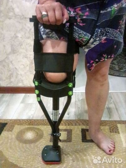 Протез подколенный. Костыль 