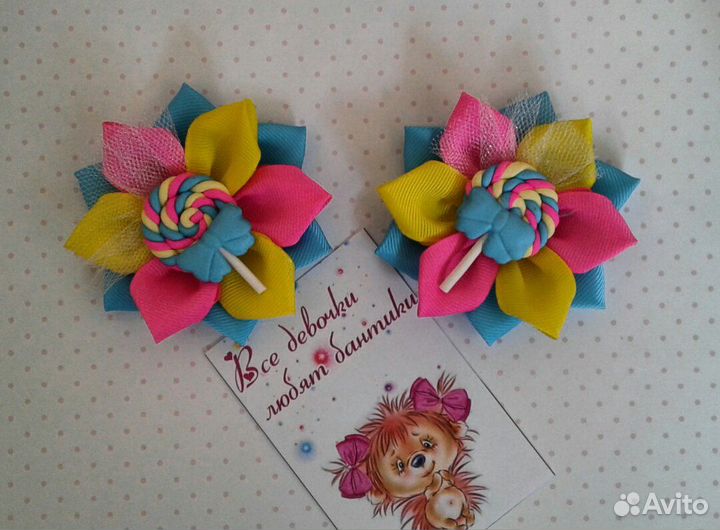 Заколочки, резиночки, бантики