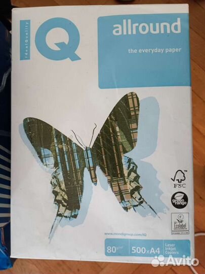 Бумага А4 - IQ allround, IQ Economi, SvetoCopy