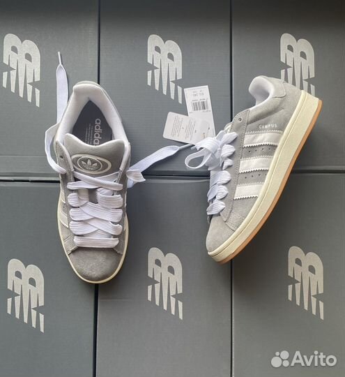 Кеды Adidas campus 00-s grey оригинал