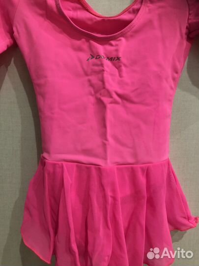 Гимнастический купальник с юбкой 104