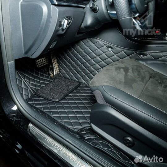 3D коврики из экокожи в авто от производителя