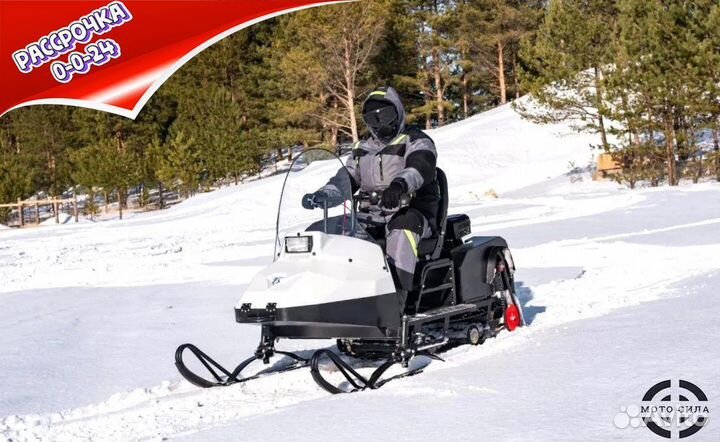 Мотобуксировщик (миниснегоход) Бурлак М Егерь Мини