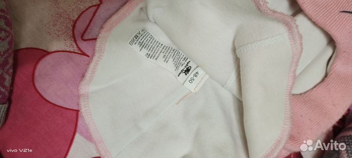 Детские шапки для девочки размер 48-50