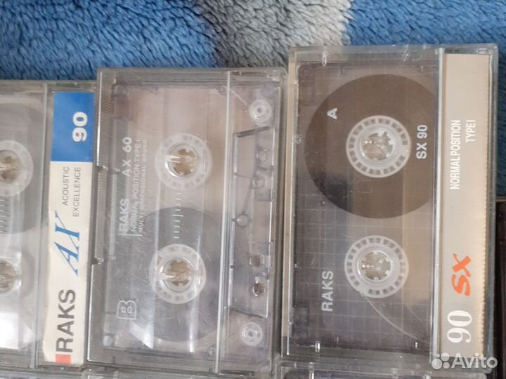 Аудиокассеты Raks коллекция. Все виды Raks
