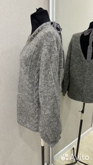 Свитер Uterque 46 шерсть мохер