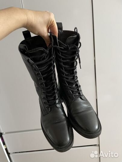 Ботинки Zara кожаные 38