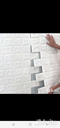 Самоклеющиеся 3D обои и остатки гвл и осб