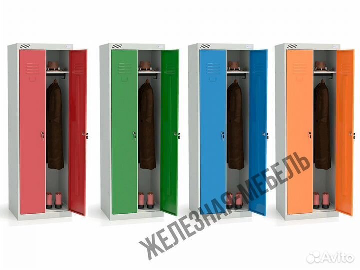 Шкаф для раздевалок шрк-22-600 на 2 секции