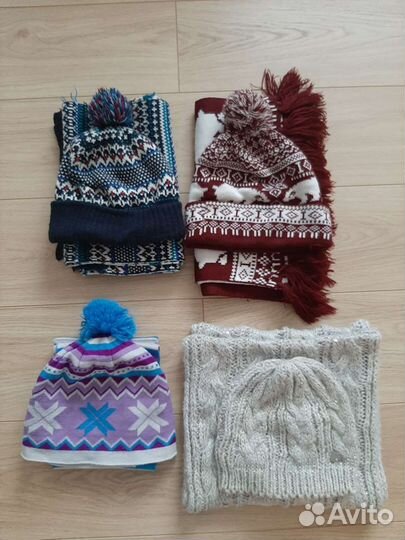 Комплект шапка и шарф