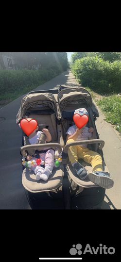Прогулочная коляска для двойни