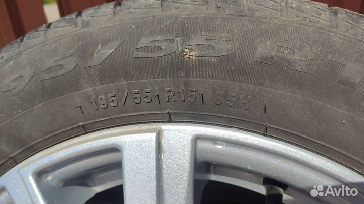 Комплект колёс r15 с летними Pirelli