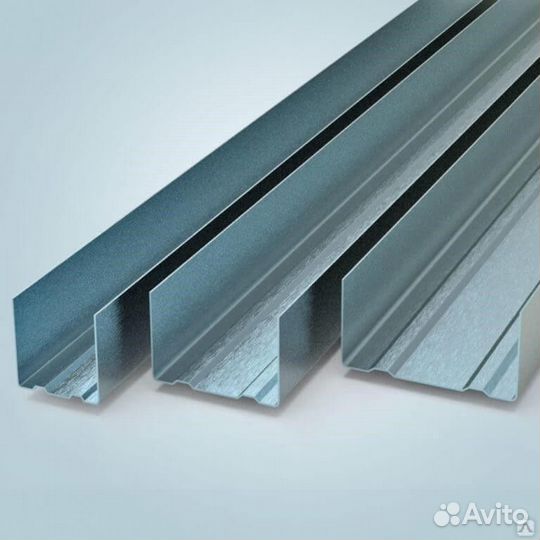 Профиль направляющий 0,45 мм 100х40х3000
