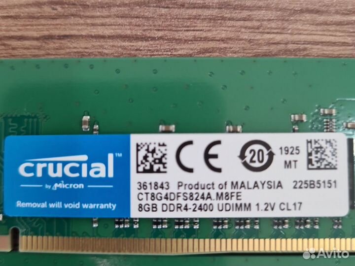 Оперативная память ddr4 8gb CT8G4DFS824A.M8FE