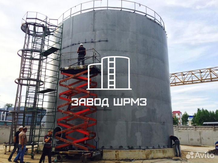 Резервуар вертикальный стальной объем 2000 кубов