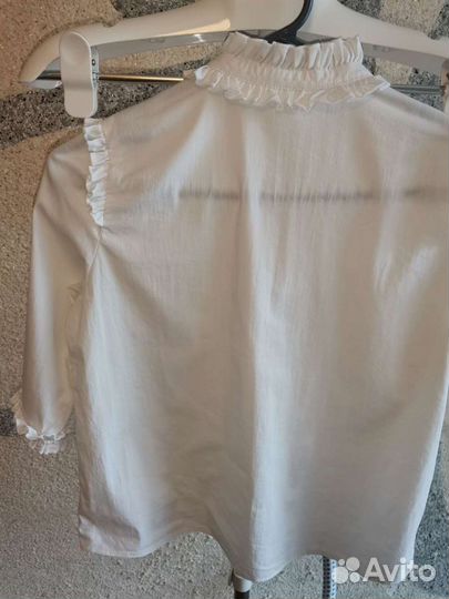 Сарафан чёрный, блузка белая