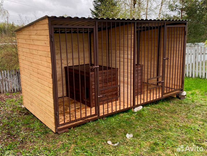 Вольер для собак опыт 6 лет
