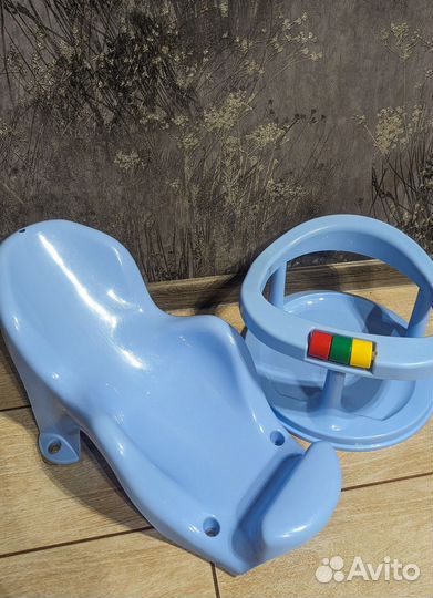 Горка + стульчик для купания + развивающий коврик