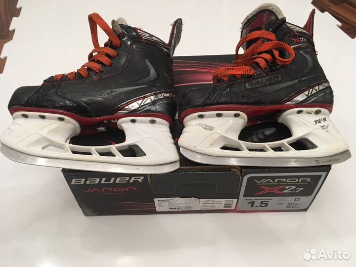 Коньки хоккейные bauer vapor x2,7 1,5D