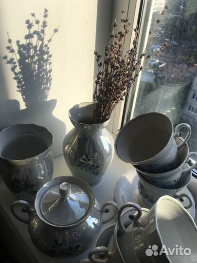 Кофейный сервиз из тонкого фарфора, 1991-1994 гг