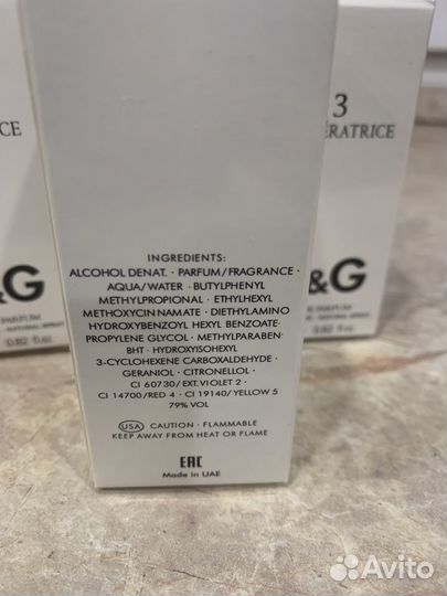 Парфюм D&G imperatrica dutyfree