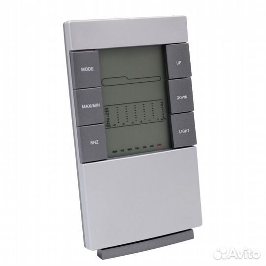 Часы метеостанция настольные с будильником