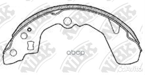 Колодки барабанные. suzuki baleno 95-02, liana