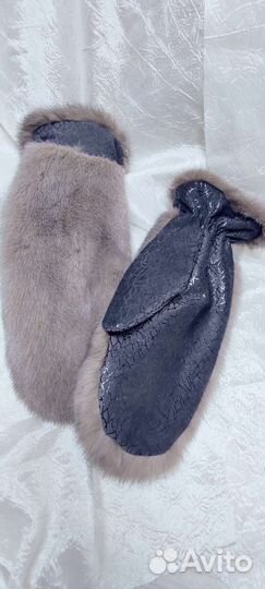 Варежки норковые