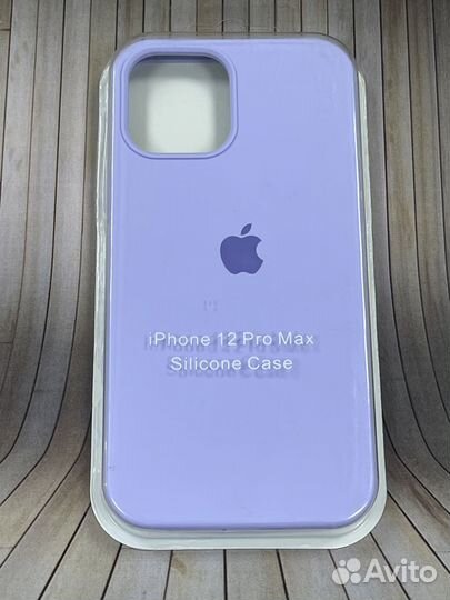 Чехол накладка для iPhone 12 Pro Max Сиреневый