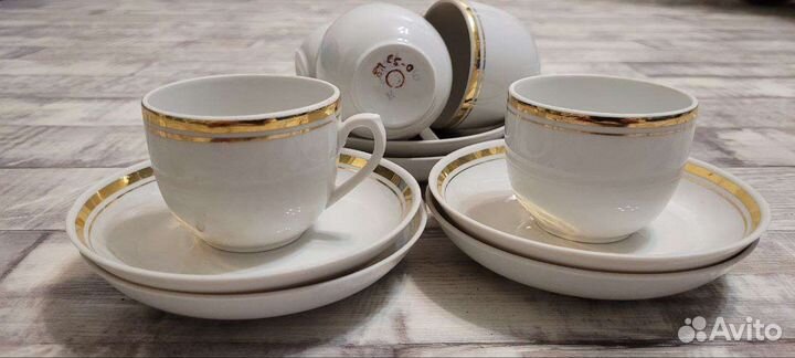 Фарфоровый чайный набор СССР